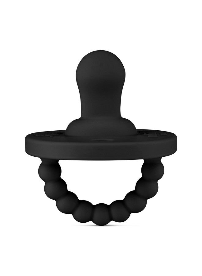 Ryan & Rose Cutie Pat Pacifier Teether (Flat Black) - Image 1