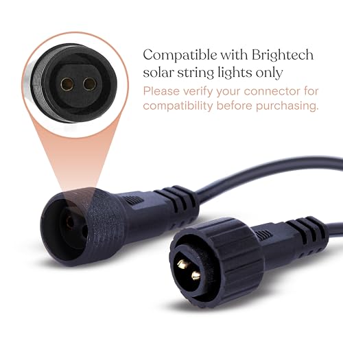 Brightech Ambience Pro Replacement Solar Panel – Compatible ONLY with with Brightech 1W Remote Controlled LED String Lights – Commercial Grade Weatherproof Backyard and Patio Lights - 1 Solar Panel - Image 3