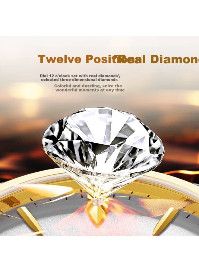 Rosdn 24k Gold Watch Men 999 Pure Gold Pixiu Genuine Diamond Mechanical Watch Men's Brand Watch Swiss Quality Top Ten - Image 2