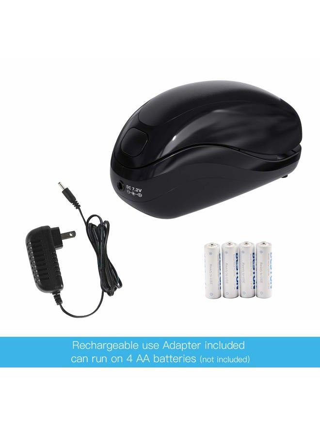 Craftinova Electric Stapler,Including 2000 Staples and 1 adapters,Suitable for Palm Size and high Comfort，25 Sheet Capacity, AC Adapter or Battery Powered，Battery not Included，(Black)… - Image 3