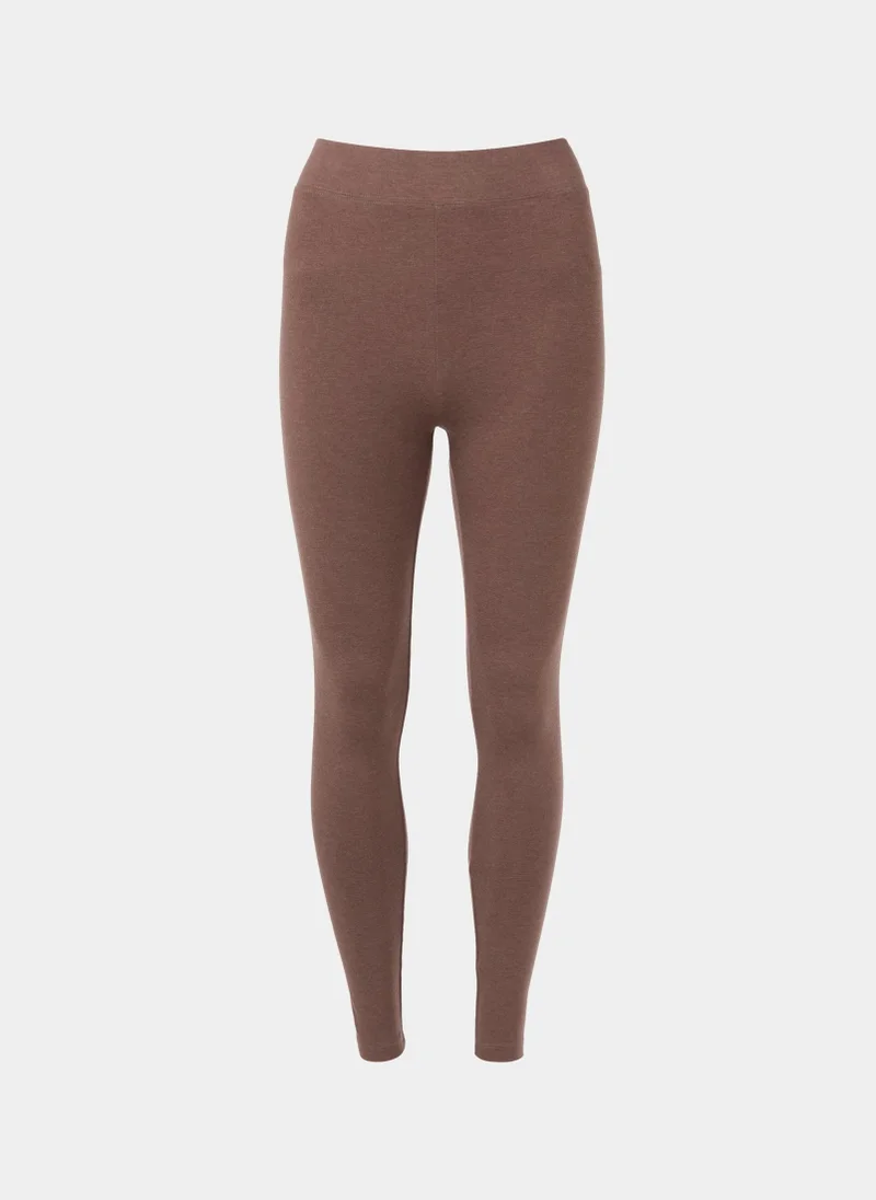 Matalan Brown Cotton Leggings