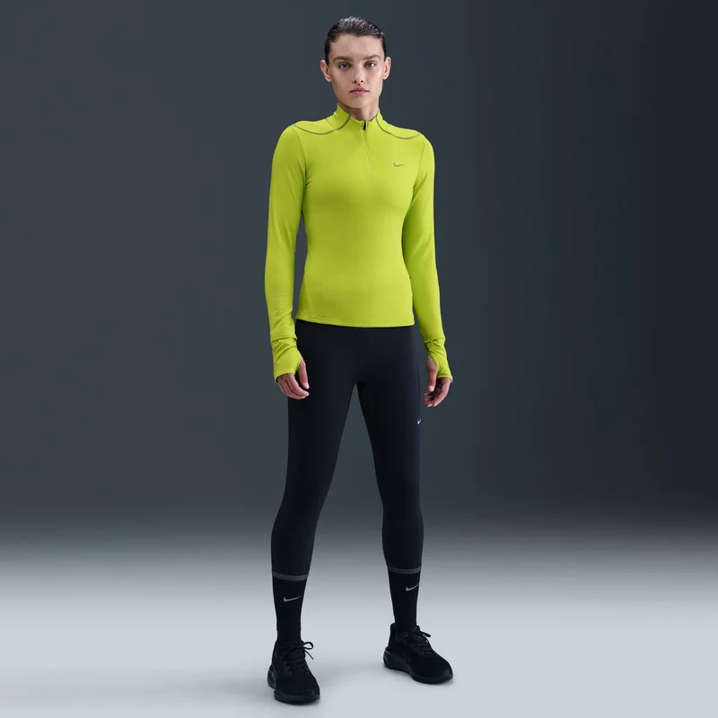 Nike Green Women's Swift Therma-FIT 1/4-Zip Running Top for Women | Best Price UAE