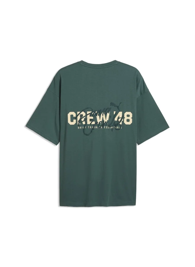 Puma Herb Garden Crew Oversized Training Tee Men for Men | Best Price UAE