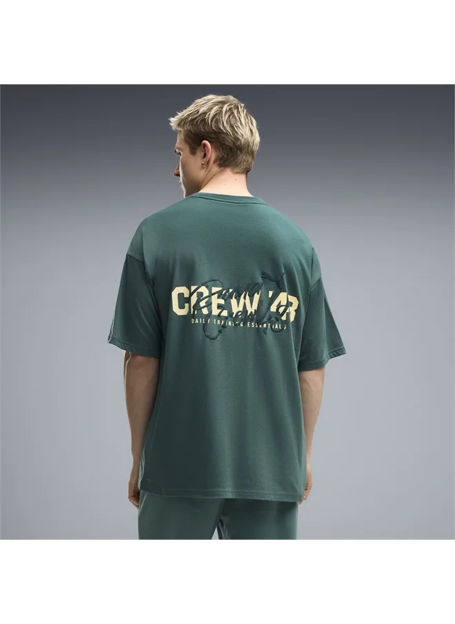 Puma Herb Garden Crew Oversized Training Tee Men for Men | Best Price UAE