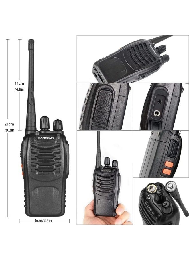 Baofeng Premium 888s FM Two Way Radios Long Range Durable Build Easy to Use Ideal for Outdoor Activities Events Travel Rechargeable Clear Communication  - Image 3