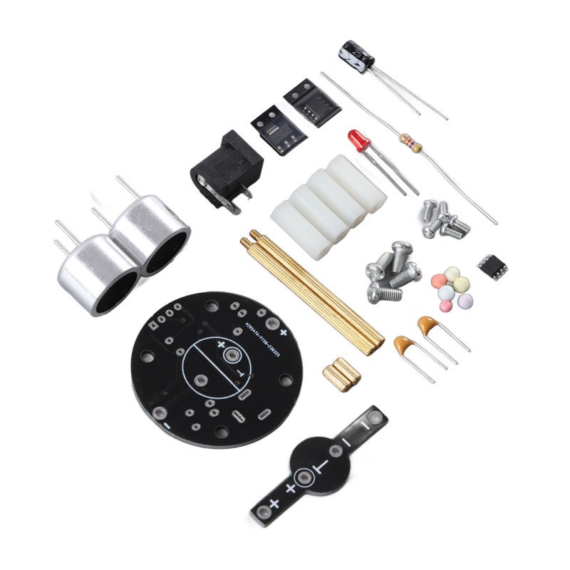 STC Ultrasonic Suspension Kit 12VDC 40KHZ Frequency DIY Electronic Learning Project - Simple Circuit Welding for Beginners - PCB Board Ultrasonic Levitation Kit for Parent Child Activities Electronic Expe - Image 5