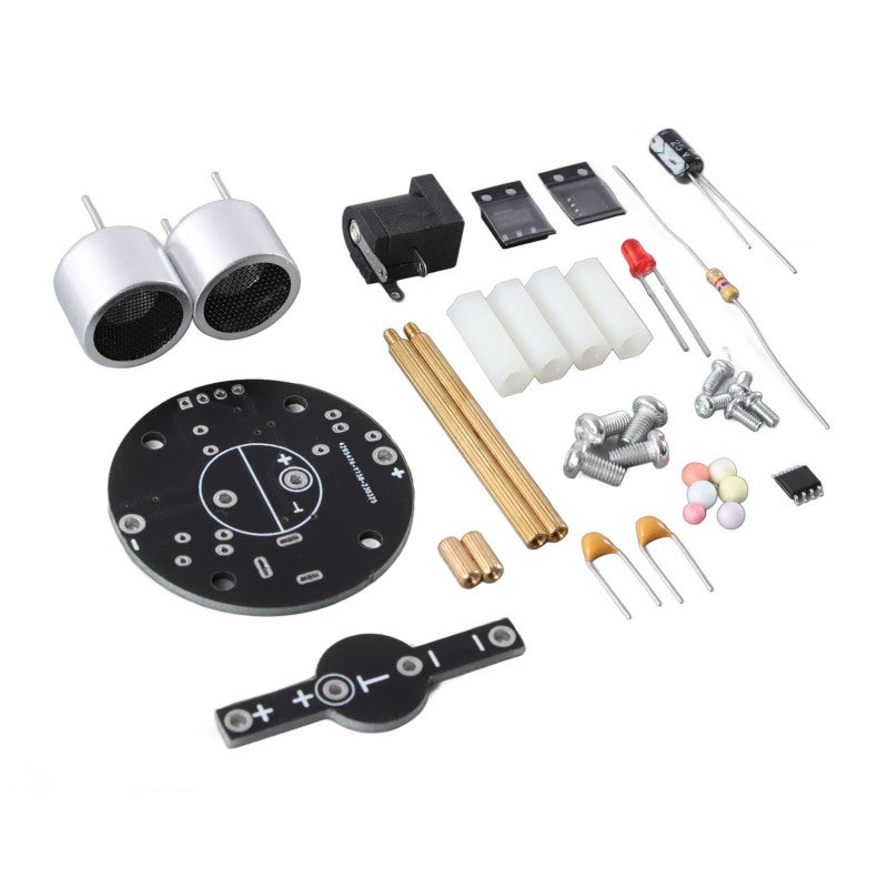 STC Ultrasonic Suspension Kit 12VDC 40KHZ Frequency DIY Electronic Learning Project - Simple Circuit Welding for Beginners - PCB Board Ultrasonic Levitation Kit for Parent Child Activities Electronic Expe - Image 2