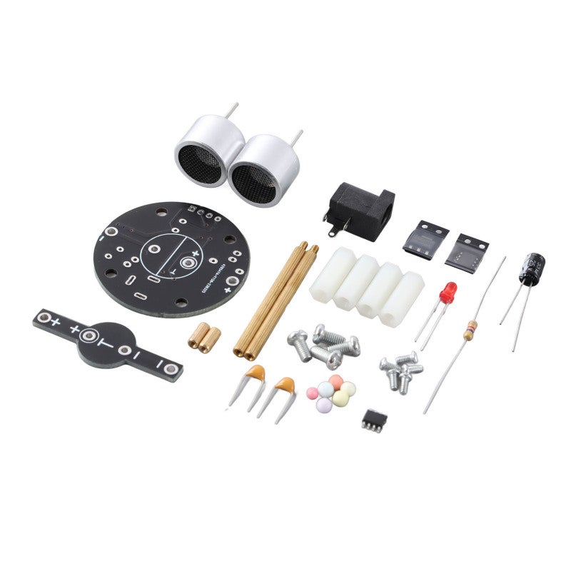 STC Ultrasonic Suspension Kit 12VDC 40KHZ Frequency DIY Electronic Learning Project - Simple Circuit Welding for Beginners - PCB Board Ultrasonic Levitation Kit for Parent Child Activities Electronic Expe - Image 4