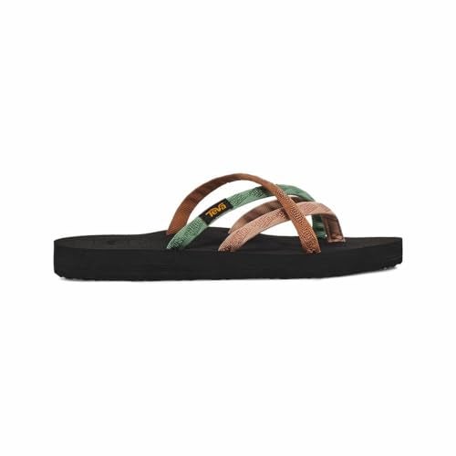 Teva Women's Olowahu Sandal, Mixed B Maple Sugar Multi, 9 - Image 1