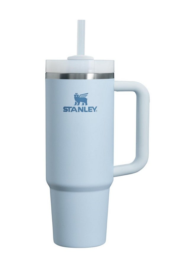 Stanley Quencher H2.0 Tumbler with Handle and Straw 30 oz | Flowstate 3-Position Lid | Cup Holder Compatible for Travel | Insulated Stainless Steel Cup | BPA-Free | Glacier - Image 1