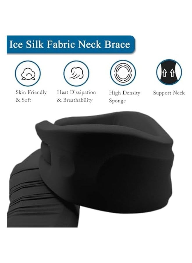 TRASSLE Neck Brace for Snoring, Cervical Collar for Sleeping, Neck Support Brace for Neck Pain Relief, Wraps Keep Vertebrae Stable and Aligned for Relief of Cervical Spine Pressure  - Image 2
