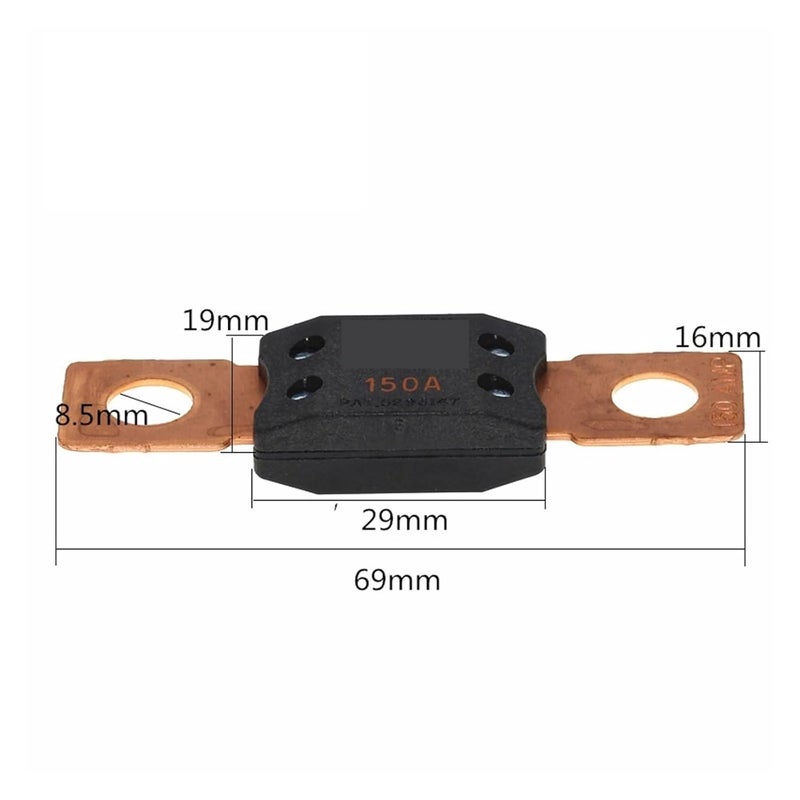 80A Car Fuse Bolt On Blade Fuse 40A 50A 60A 80A 100A 125A 150A 175A 200A 250A 300A 400A - Image 4