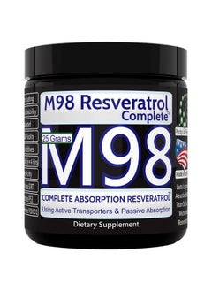 M98 Resveratrol Complete (M98-Rc) - Better Than Super Micronized - Pure Powder - 25 Grams