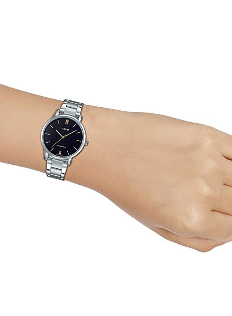 CASIO Casio LTP-VT01D-1BUDF Women's, Quartz, Analog Display, Stainless Steel Strap - Image 2