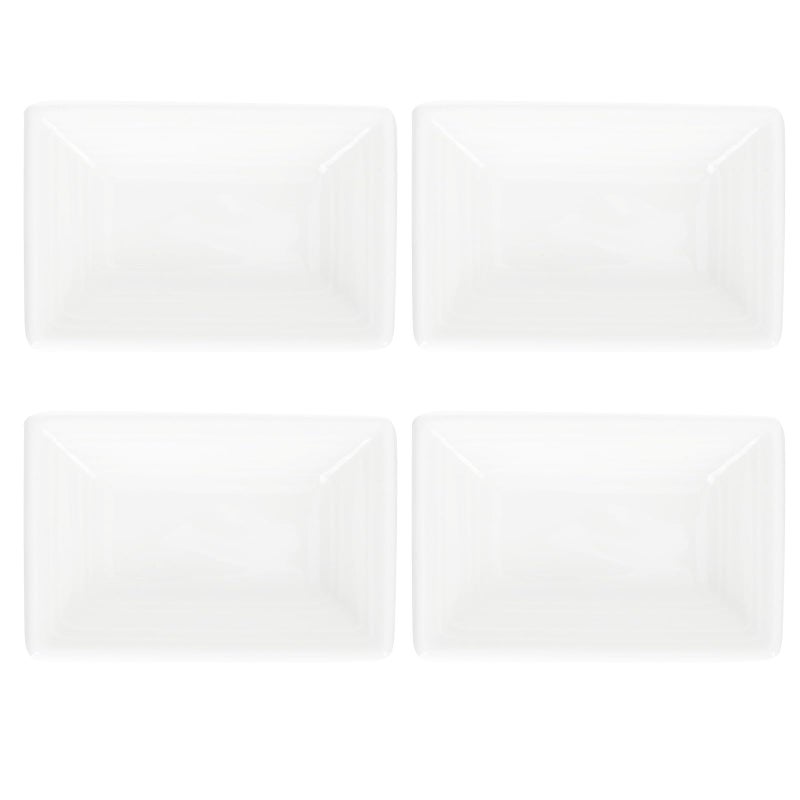 Ceramic Soy Sauce Dish Set Of 4 Japanese Style 3 Inch Mini Condiment Plates - Image 2