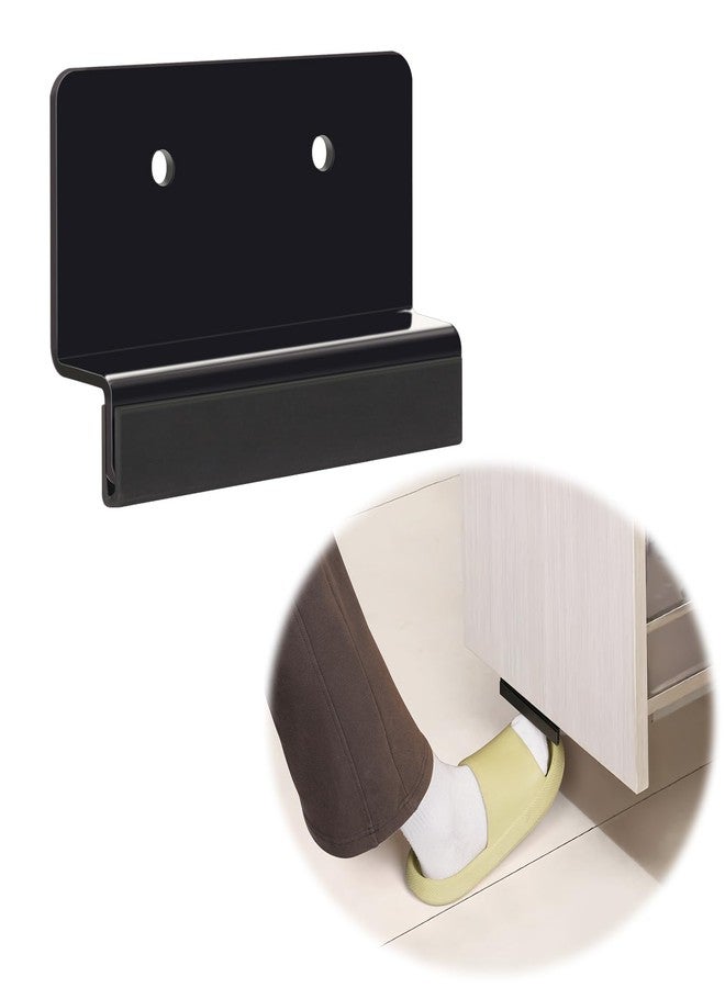 Cathyeen Cabinet Foot Pull, Foot Pulls for Trash Cabinet Drawer, Touchless Hands-Free Foot Handles Door Opener Tool for Pull Out Trash Can Under Cabinet, Kitchen Gadgets (Black) - Image 1