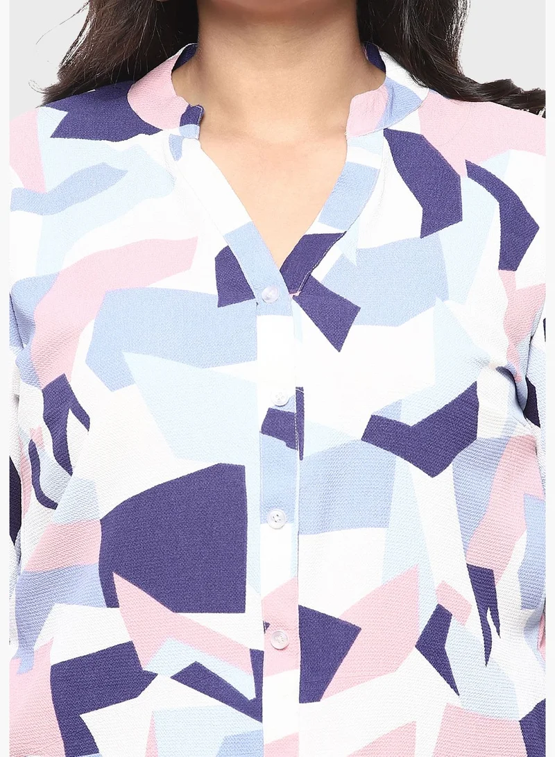 Instafab Plus Printed Tshirt