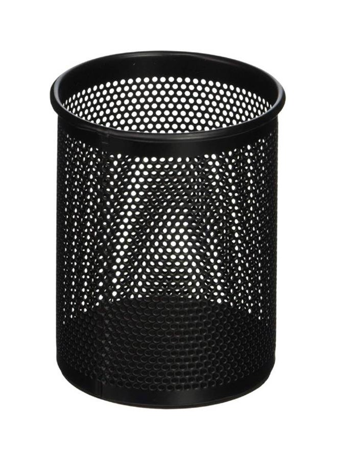 Black Metal Mesh Pen Holder - Image 2