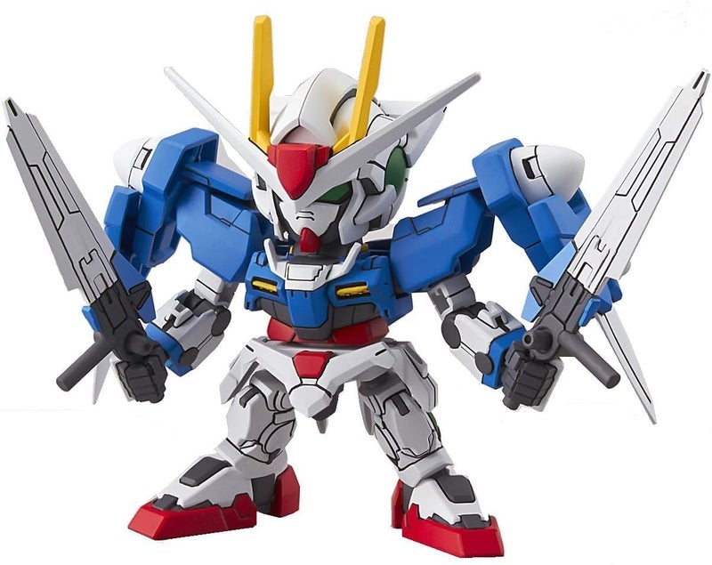 BANDAI SPIRITS Hobby Gundam Model Kit 008 00 Gundam Gunpla SD EX-STD 8 cm - Image 1