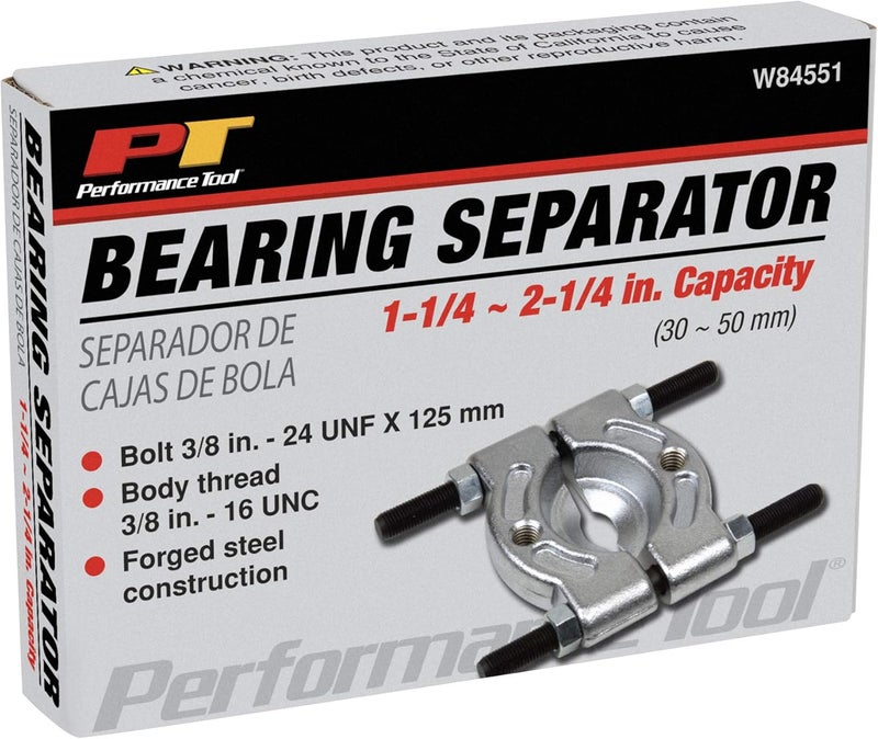Performance Tool W84551 1-1/4-Inch to 2-1/4-Inch Bearing Splitter - Image 2