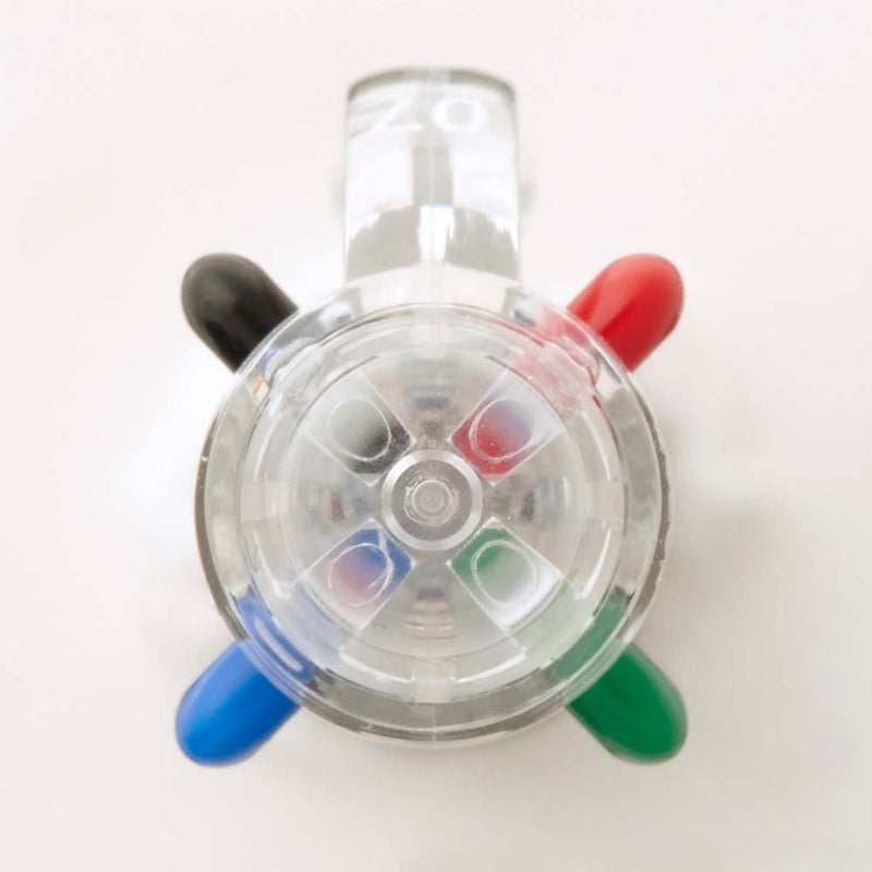 Pentel Ballpoint Pen Vicuna, Fine, Black, Red, Blue, Green, Clear (BXC47T) - Image 3