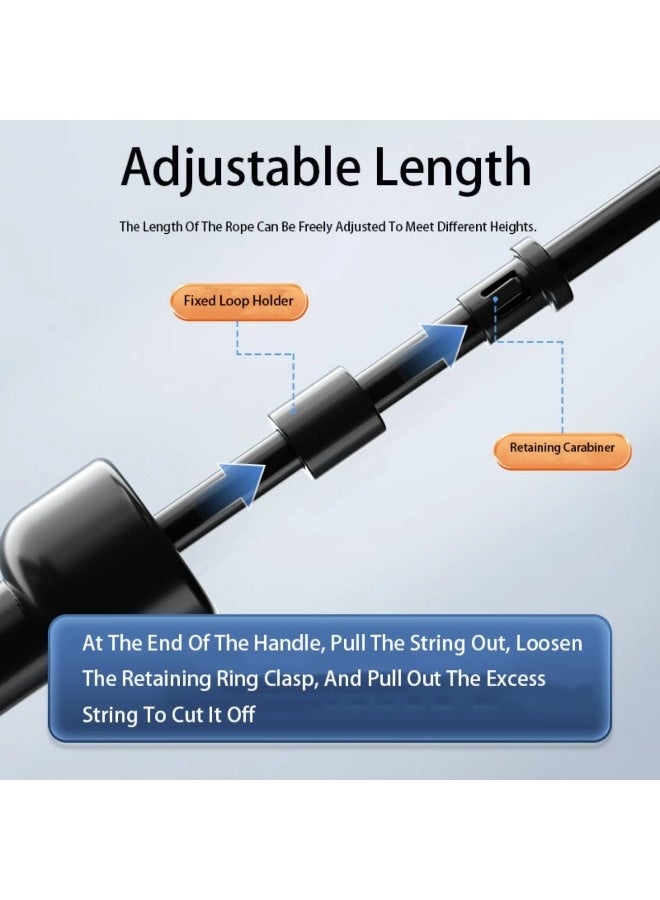 ShebSheb 2 Pack Jump Rope for Fitness, Speed Rope Skipping Rope for Men, Kids and Women, Jumping Rope for Workout, Tangle-Free PVC Long Jump Rope Set, Adjustable Exercise Jumping Rope for Adult  - Image 3