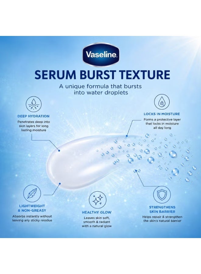 Vaseline Intensive Care Advanced Repair Body Lotion Fragrance Free, Deep Moisturizing Lotion for Dry to Very Dry Skin, 72-Hour Hydration with Vaseline Jelly, Fast Absorbing Daily Skin Care, 400ml (Pack of 3) - Image 2