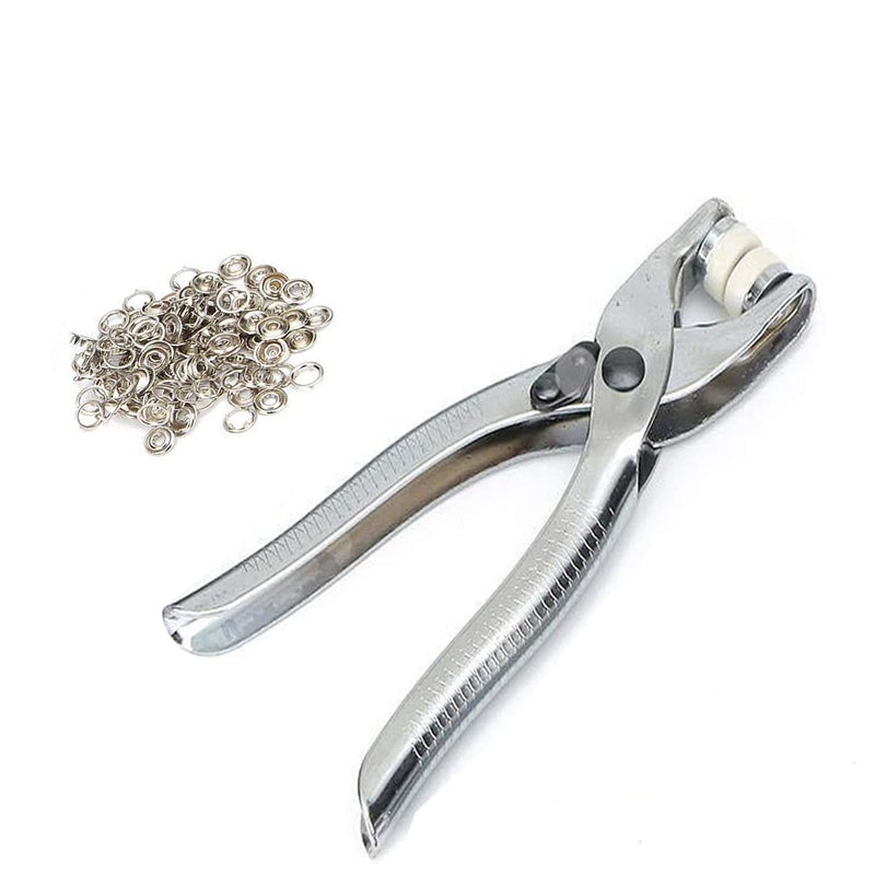 Urdhvamurti Urdhvamurti Grommet Setting Tool Steel Hole Punch Eyelet Setter Kit for Leather Canvas All Fabrics Men and Women Clothes Shoes Belts Bags  - Image 2