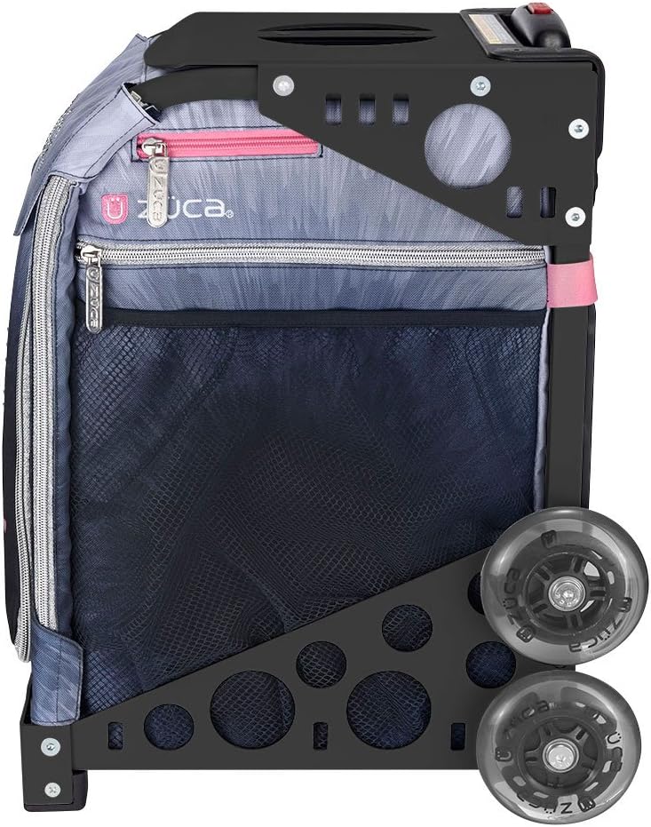 ZUCA ZUCA Ice Dreamz Lux Sport Insert Bag with Black Frame and Special Set of 5 Packing Pouches  Toiletry Bag Bundle - Image 3