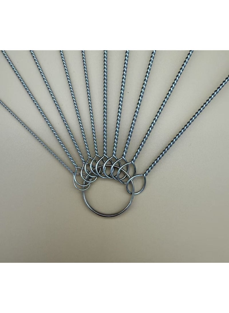 304 stainless steel nylon test tube brush 10 piece set 10 piece set straw brush cup brush pipe cleaning brush nylon brush - Image 3