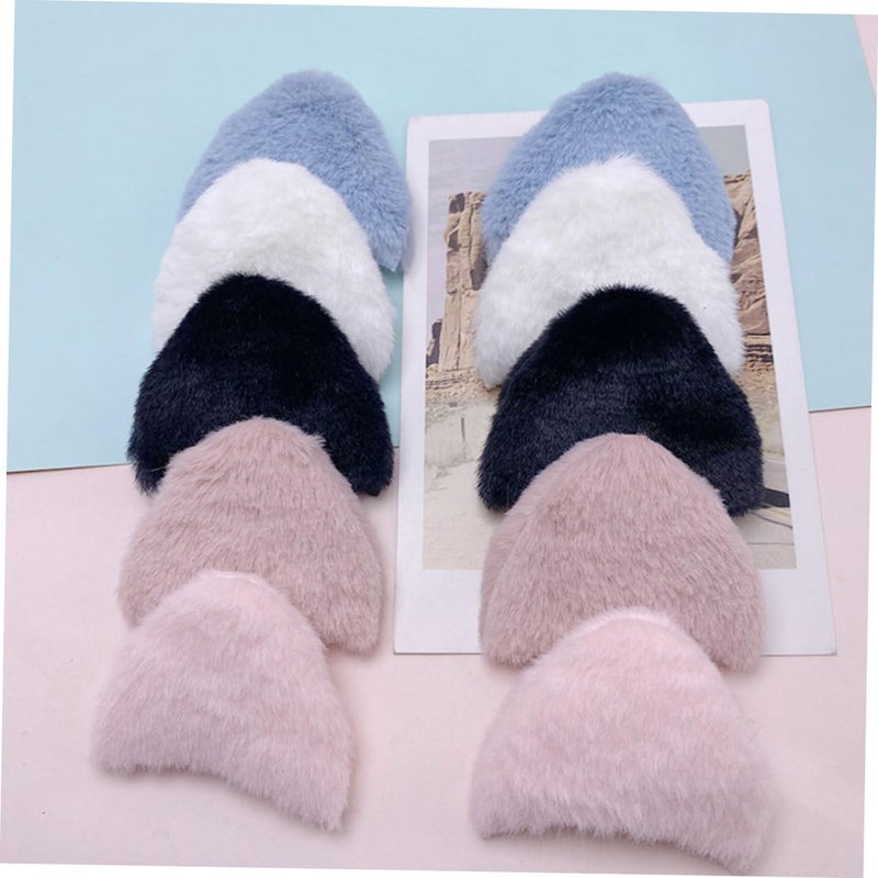 Market demand focused build Baluue 10pcs Fuzzy Cat Ears Charms for Diy Crafting Headband Accessories for Hairband Making Cute Double-sided Bunny Fur Ears for Boy Girl Clothing and Phone Decoration Modern versatile shape All usage compatible Dispersed regional warehouses Year round in stock Elegant upgraded practical design Fine detail All region coverage All choice modern design All-scene compatible build Cross product compatible Carefully selected material Multiple sizes Gulf market standard build Fast & slow shipment compatible Multi item matching Multi-hub shipment dispatch Treated anti-rust metal Fixed delivery schedule Hardened processed substance Full village delivery cover Multi-source stock guarantee General standard compliant quality Elegant practical design Rack friendly - Image 2