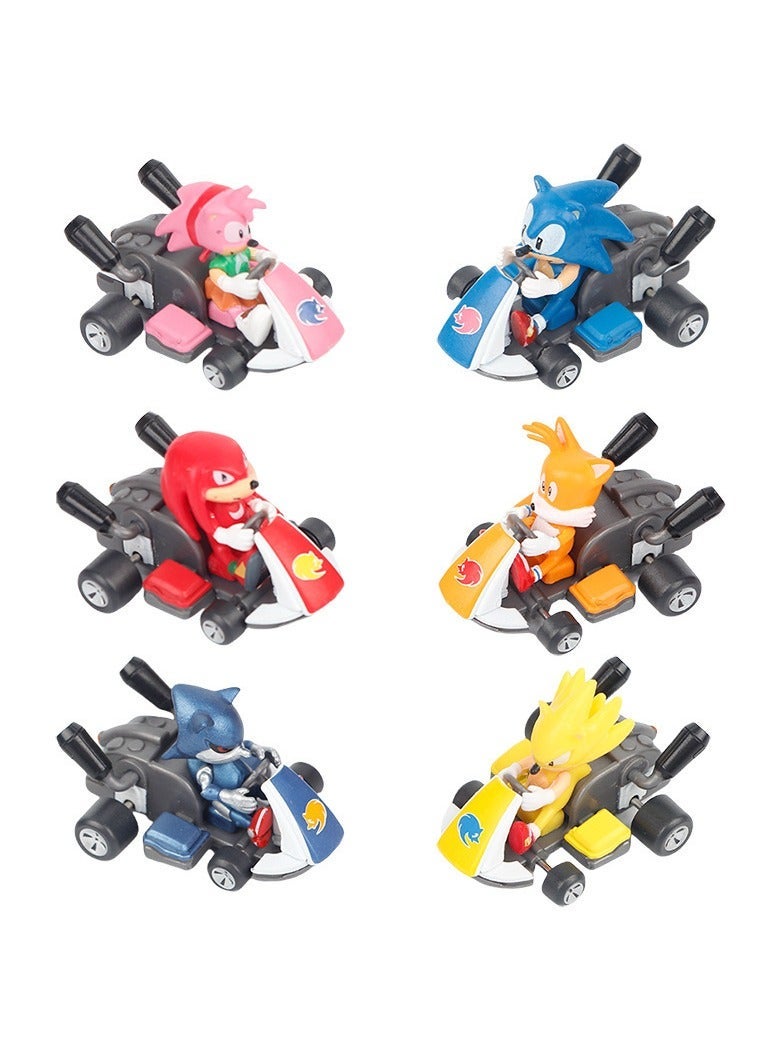 general Flying Mouse Super Sound Mouse Sonic Power Series Tarsnak Hedgehog Play Creative Figure Ornament (4cm) - Image 1