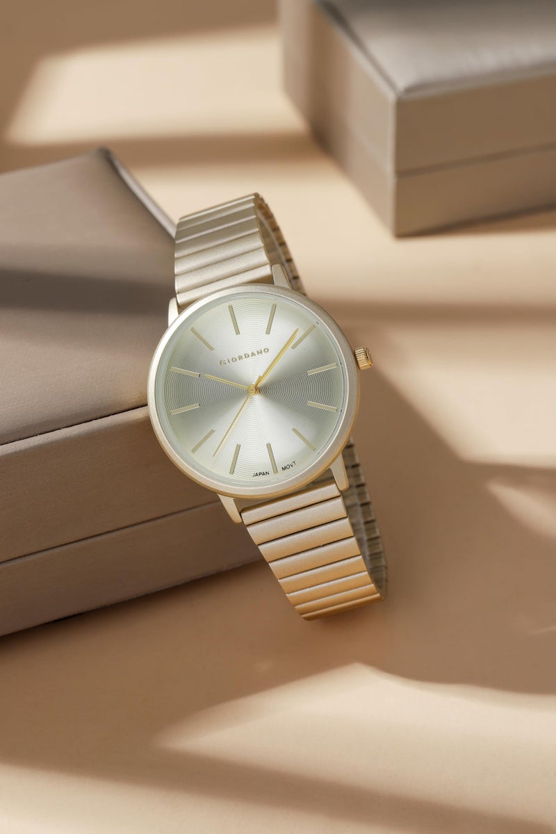 Giordano Stylish Analog Watch for Women with Round dial, 3 Hand Mechanism and Stainless Steel Strap - Image 4