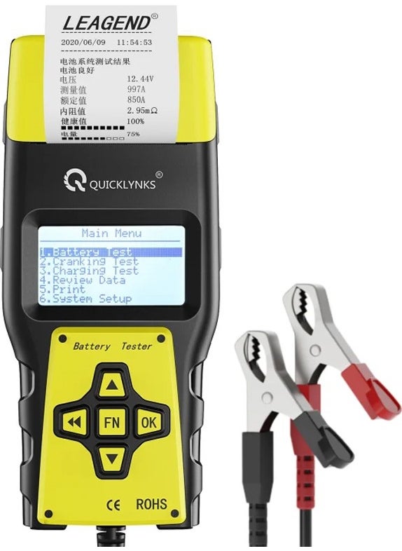 AYT Powermaster BA1000 12V 30-220 Ah Battery Tester Starting and Charging System Measurement  - Image 1