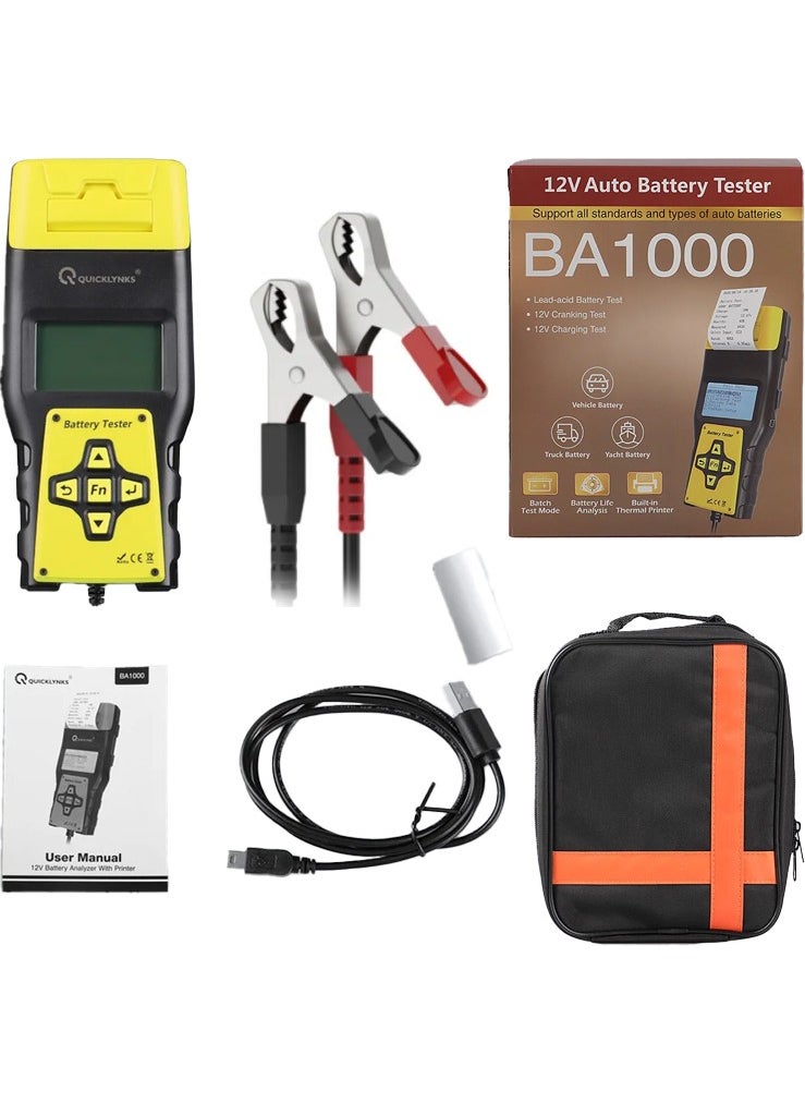 AYT Powermaster BA1000 12V 30-220 Ah Battery Tester Starting and Charging System Measurement  - Image 3