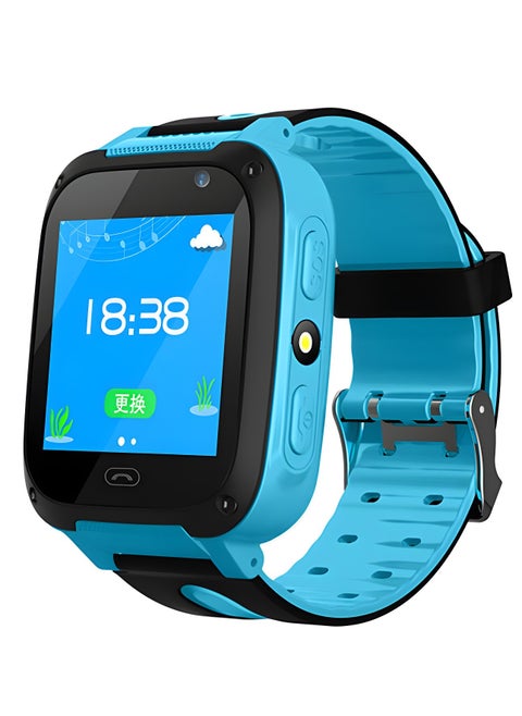 Z4 Smart Watch with HD Touchscreen, Camera, Two-Way Calling, , 400mAh Battery, Stylish Design BLUE