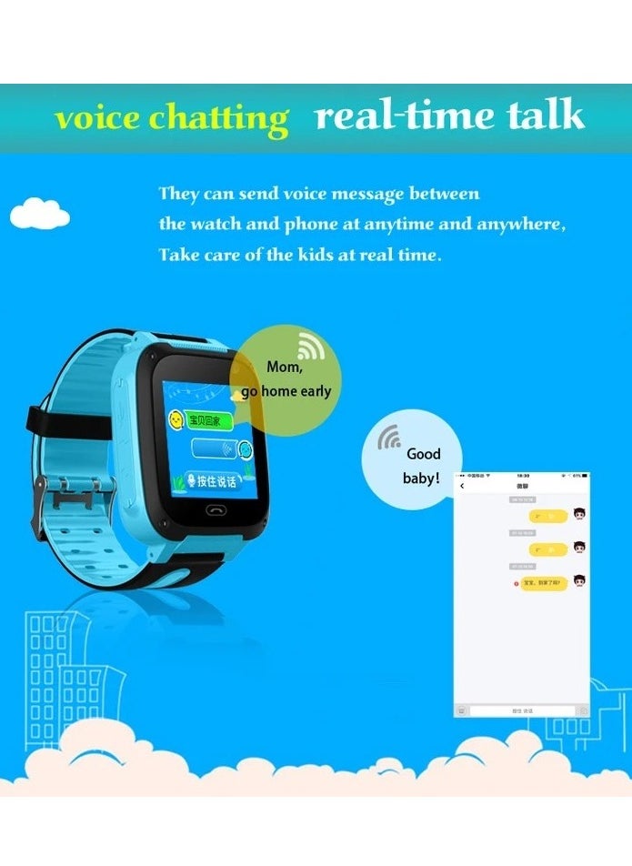 Generic - Z4 Smart Watch with HD Touchscreen, Camera, Two-Way Calling, , 400mAh Battery, Stylish Design BLUE - Image 1