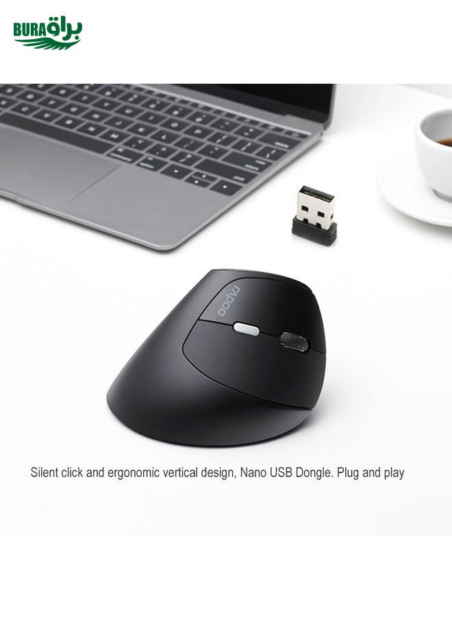 Rapoo MV20 Ergonomic Wireless Silent Vertical Mouse(Silent Version)