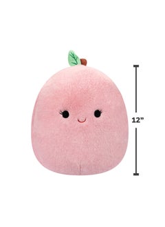 Squishmallows 12 inch Fuzzamallows Medium Plush Phyllis Peach Officially Licensed Kellytoy Plush Toy Colorful Soft Gift for Kids Girls & Boys Washable Squishy Stuff Toy Multicolor All Age  - Image 5