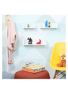 Eworld Set of 3 Wall Mounted Floating Shelf for Decorative and other Stuff  - Image 5