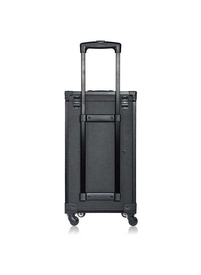Shany REBEL Series – Pro Makeup Artists Multifunction Cosmetics Trolley Train Case – Large - Cheer power  - Image 5