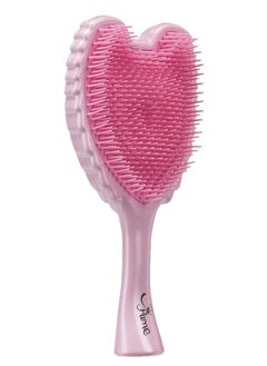 Prime Prime Wet Tangle Detangler Hairbrush comb for women-Gloss Pink Bristles  - Image 1