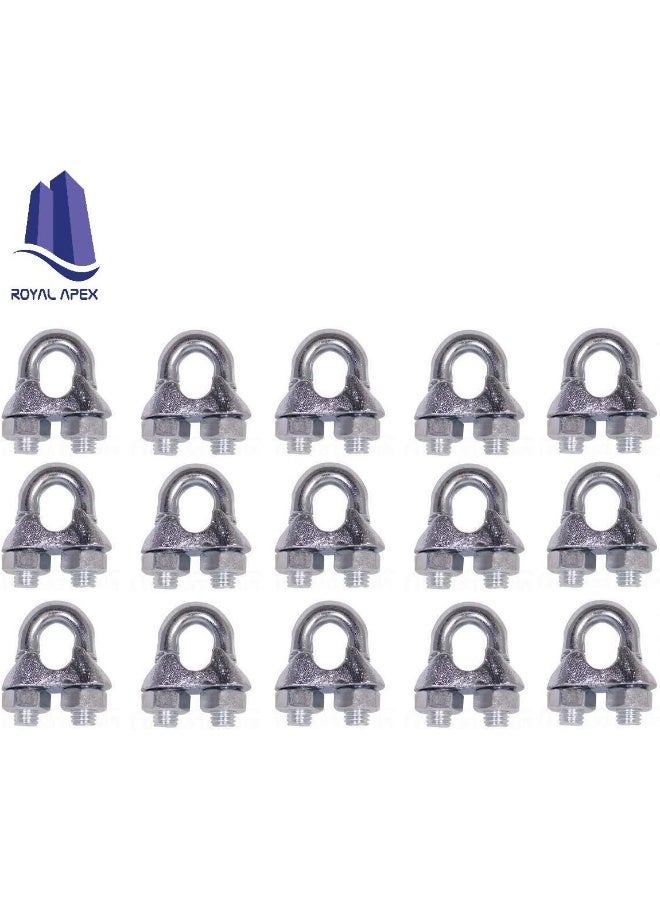 Royal Apex Wire Rope Cable Clip Clamp U Bolt Saddle Fastener 8 Mm - Image 1