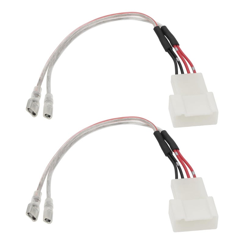 ECSiNG 2Pcs Car Speaker Wiring Harness Connector Dash Tweeter Speaker Cable Connector Compatible with Toyota CorollaCamryRAV4 Compatible with Subaru ForesterImpreza - Image 2