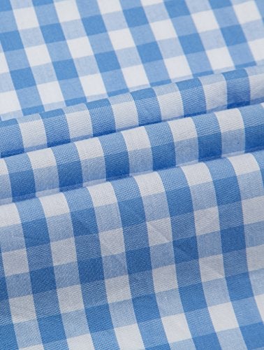 Double Pump Mens Button Down Shirts Cotton Long Sleeve Shirts Regular Fit (SL08A,XXL) - Image 4