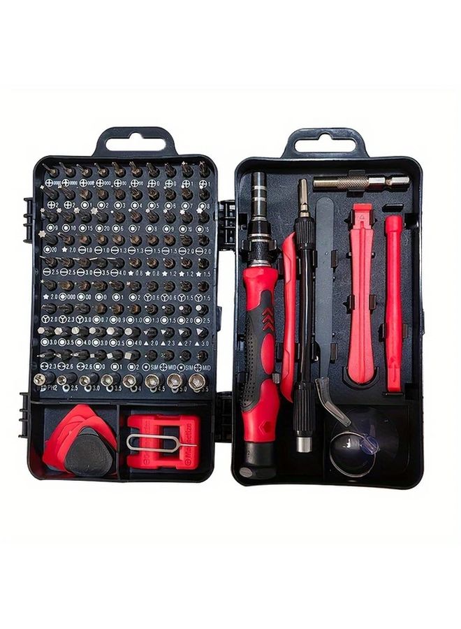 115 In 1 Gray Precision Screwdriver Set For Computer Phone Tablet Watch Repair - Image 4