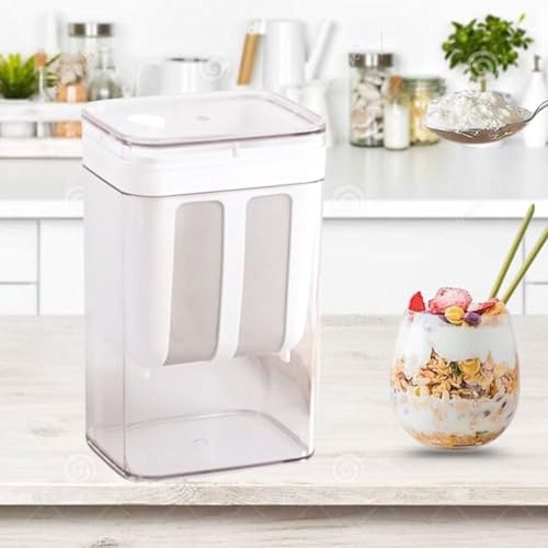 Zentora™ 1100ml Hung Curd Strainer Box | Greek Yogurt & Curd Maker | Multifunctional Dairy Strainer for Home Use - Image 3