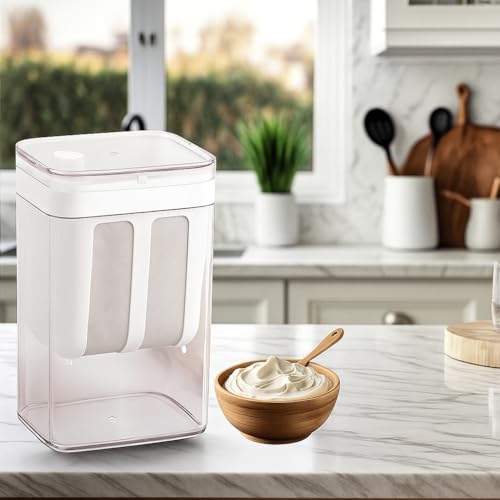 Zentora™ 1100ml Hung Curd Strainer Box | Greek Yogurt & Curd Maker | Multifunctional Dairy Strainer for Home Use - Image 1