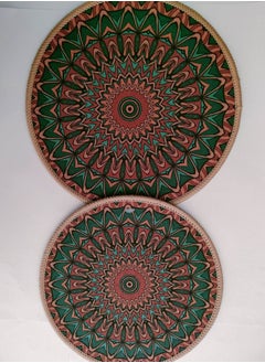 Spaceshoop 2pcs Rubber Coaster table mats heat resistant Non Slip Coasters  - Image 1
