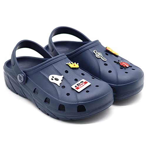 Red Tape Unisex-Child Navy Blue Clogs - 3 UK - Image 3